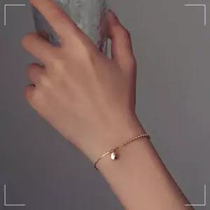 팔찌 실버925 실버 볼 여친 선물 은팔찌 깔끔한 여성은팔찌 20I WCA81B1 로즈골드