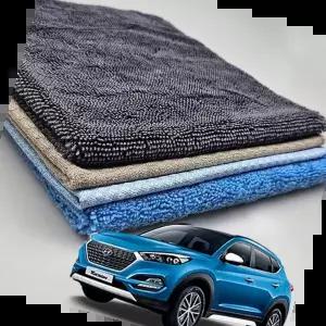 광택타월 TBZ 투싼IX 자동차세차타월 유리 광택 세트