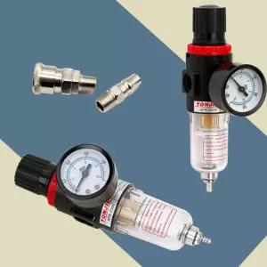 일체형 에어컴프레서 에어필터 수분제거 에어  청소 교체 자연환기 건강