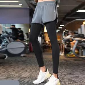 일체형 짐웨어 레깅스 반바지 세트 운동복 하의