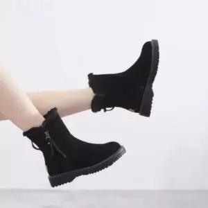 /신상오픈런 여성용 겨울 스웨이드 앵클부츠 데일리 슈즈