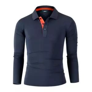 [해리슨] 스판 무지 긴팔 카라티 RMN1001