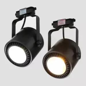 [Deco] KC 원통스포트 COB타입 블랙 레일용 30W 플리커프리 스팟조명 스팟등 인테리어