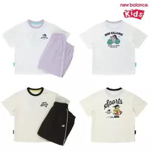 [롯데백화점]뉴발란스 Ready Set Rugby!_반팔티 + 하렘팬츠 셋업 (NK9YG2414U)