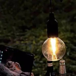 [Deco] 당기는 전구 조명 텐트 침실등 건전지 등 캠핑