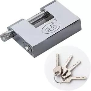 열쇠가 달린 D자형 헤비 듀티 스테인리스 스틸 자물쇠 이 뛰어난 배송 컨테이너 볼트 커터 방지 10mm