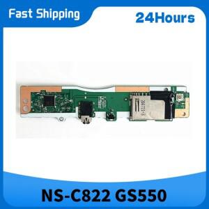 NS-C822 GS550 레노버 아이디어패드 3 15ADA05 노트북 전원 오디오 SD 카드 리더 버튼 보드 NBX0001SA10 5C