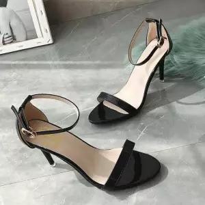 하객코디 하이힐 킬힐 발목스트랩 회사원 샌들 9cm 스트랩샌들 하이힐샌들 스틸레토하이힐