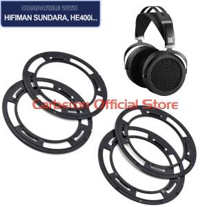 HifiMAN 호환 SUNDARA HE560 400i 헤드폰용 이어 패드 플라스틱 프레임 장착 링 4개