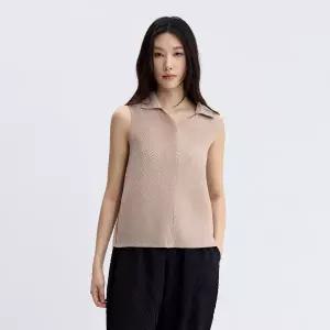 [롯데백화점]플리츠미 오픈 카라 플리츠 베스트_PPVTS125002