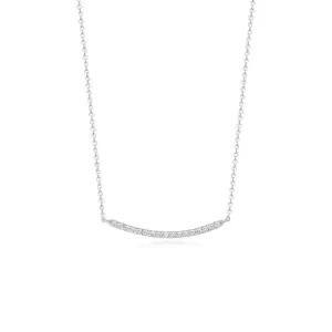 (부산본점단독) 샤인 바 화이트 실버 목걸이 STNSSVW05797M