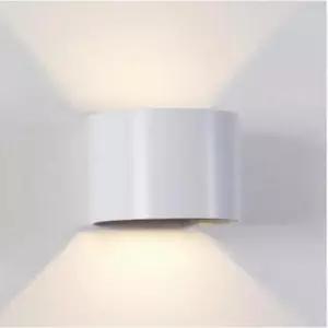 [Deco] 벽등 LED 화이트 원형 3W*3W 전구색 각도조절