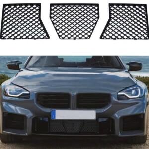 [호환품]OIOMOTORS 프론트 범퍼 센터 하단 그릴 메쉬 보호 가드 3PCS 키트 G87 M2용