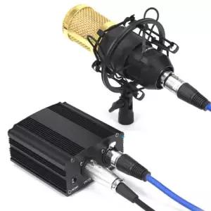 파워 마이크 48V 전원 콘덴서 팬텀 공급 증폭