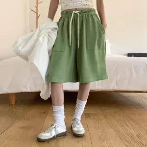 [옷자락]여자 여름 데일리 버뮤다 트레이닝 팬츠