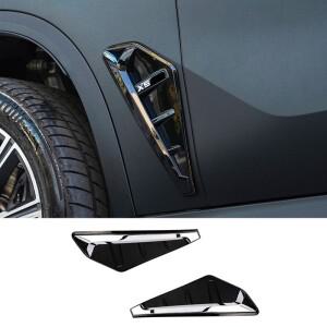 [호환품]자동차 사이드 벤트  커버 펜더 마크 탄소 섬유 패턴 BMW 호환 X5 G05   액세서리