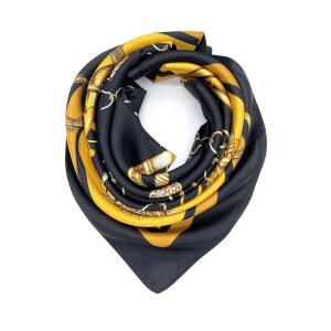 YOUR 스마일 실크 느낌 스카프 여성 패션 패턴 및 솔리드 컬러 대형 사각 새틴 헤드스카프