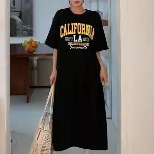 [하프클럽/셀러허브_여성트랜드패션]빅사이즈 602 리그엘에이박스롱원피스