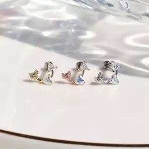 낱개판매) 러브 어라운드 귓바퀴 트라거스 피어싱 피어싱 크리스탈귀걸이 럭셔리피어싱