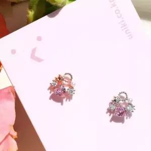 낱개판매) 러브샷 하트 트라거스 이너컨츠 피어싱 피어싱 크리스탈귀걸이 럭셔리피어싱