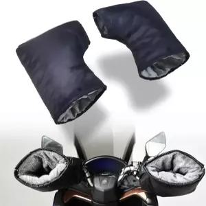 Sparkmods 모터사이클 핸들바 머프 장갑 스쿠터 E-Bike 스노우모바일 ATV용 사이클링 반사 스트립 포함