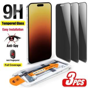 [호환품]먼지 없는 설치 안티 스파이 글라스 아이폰 호환 17 프로 맥스 16 11 14 13 12 15 플러스 미니 소