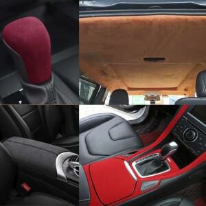 자체 접착 스웨이드 원단 자동차 인테리어 호환 수정 스트레치 인조 가죽 소파용 벨벳 수리 패치