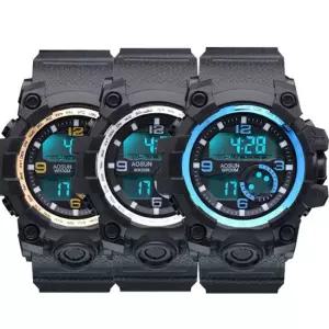 AO-1901B 방수) 전자시계 남자 남성시계 학생시계 남성시계 남자시계 남자남성시계