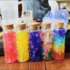 1PCS 50/60/90/100/120/150/200/240ml 수제 파티 장식 병 유리 약병 코르크 마개 투명 알약