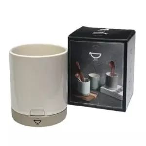 마시 수저통 물받이 수저꽂이 식기 보관함 크림 2p 수저정리함 주방정리함 수저함 수저케이스