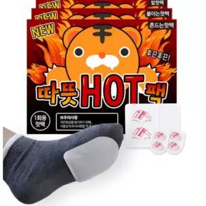 발에 붙이는 핫팩 양말 발가락 수족냉증 핫팩 2매입 70세트