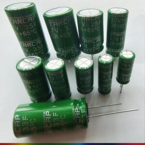(10PCS)2.7V 1F 3F 3.3F 5F 7F 슈퍼커패시터/슈퍼 패러데이 커패시터 8x12mm 8X20MM