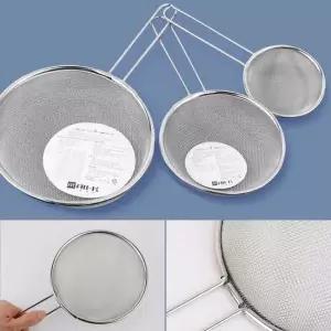 현이몰 국산 스텐 체망 체반 뜰채 거름망 올케이 건지기 중형 다용도건지기 스텐재질 조리도구 면 채망 채