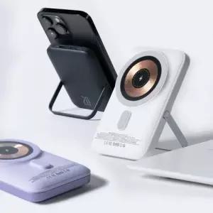 맥미 대용량 맥세이프 거치대 슬림형 보조배터리