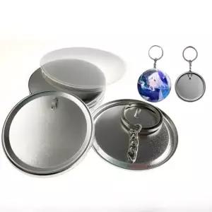 (타입 100개입)58MM 메탈 원형 핀버튼 키링 DIY 뱃지제작 100개입