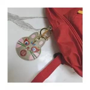 ( )가죽 토끼 열쇠고리 회색 키홀더 키링 미기 백꾸