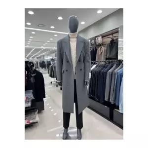 STCO더블 피크 롱코트 2컬러 SCTWD54O그레이