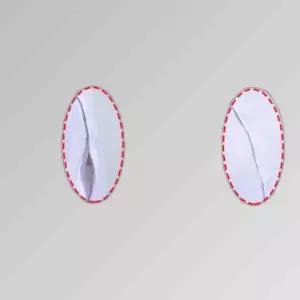 드레스 옷맵시 고정 벌어짐 방지 테이프 36p 밴드