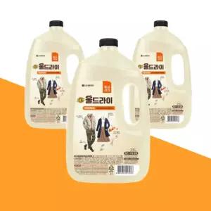 테크 울드라이 이염방지 니트 중성세제 2.5L 용기 3개 울세탁세제