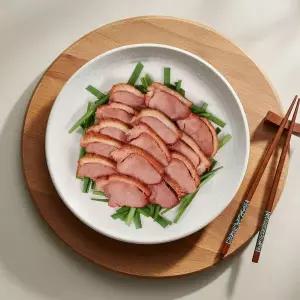 [NS홈쇼핑][샛노랑오리] 오리훈제 슬라이스 선물세트 200g×8봉 (소스포함)..[27689867]