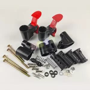 유모차 바퀴 힐 타이어 핸들 액세서리유모차 액세서리 범용 조인트 브레이크 라탄 커넥터 후방