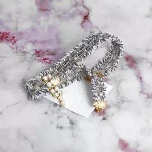 오망 펄 초커 목걸이 초커목걸이 초커 진주초커목걸이 진주목걸이 패브릭목걸이