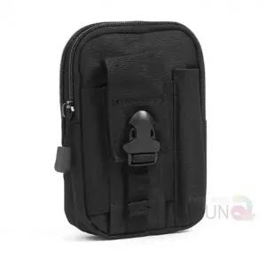 허리벨트가방 블랙 등산용파우치 등산핸드폰파우치 미니보조가방 허리파우치 여행보조가방