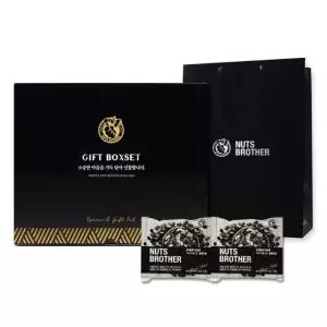 너츠브라더 하루한줌견과 블랙라벨 60봉 선물세트  쇼핑백포함