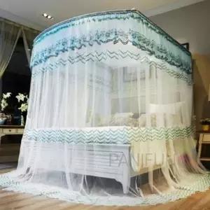 캐노피 침대모기장 200x220그린 대형모기장 침대용모기장 모기장쉘터 커튼모기장 퀸침대모기장