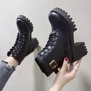 [엄지척]루이벤 989YCC80 업 통굽워커 DS0242 옆 부티 겨울부츠 구두 통