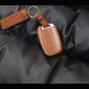 스마트키 케이스 차키 케이스 키홀더 송아지가죽 A 자동차키홀더 열쇠고리 자동차키링
