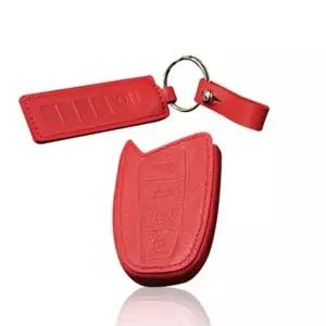 스마트키 케이스 차키 케이스 키홀더 송아지가죽 B 자동차키홀더 열쇠고리 자동차키링
