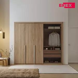 브리제 E0 하이브리드 오픈형 붙박이장 270cm 9자 맞춤 시공 안방