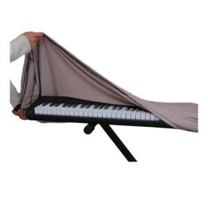 전자피아노 덮개 키보드 커버 회색 61키 세탁 가능 먼지덮개